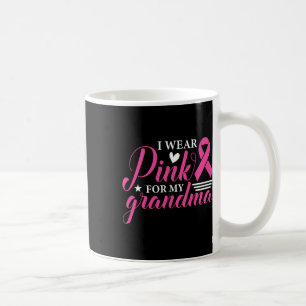 Taza De Café Uso Rosa Para Concienciar A Mi Abuela Sobre El Cán