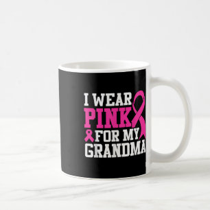 Taza De Café Uso Rosa Para Concienciar A Mi Abuela Sobre El Cán