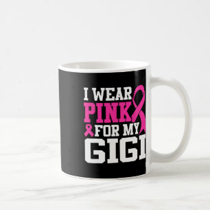 Taza De Café Uso Rosa Para Concienciar Sobre El Cáncer De Mama