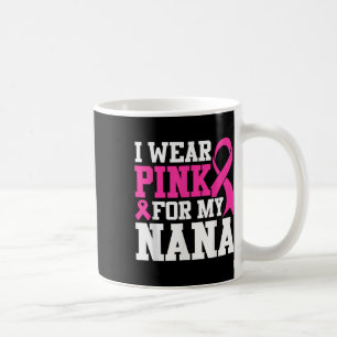 Taza De Café Uso Rosa Para Concienciar Sobre El Cáncer De Mama