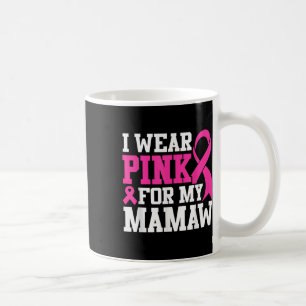 Taza De Café Uso Rosa Para Concienciar Sobre El Cáncer De Mama