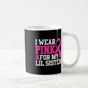 Taza De Café Uso Rosa Para Mi Hermana Lil Awaren Por El Cáncer