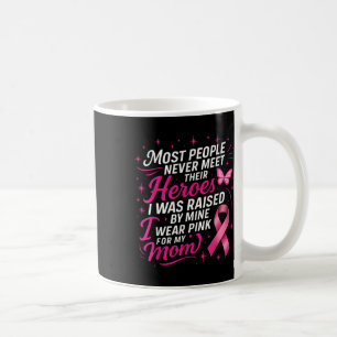 Taza De Café Uso Rosa Para Mi Mamá, Apoyo El Cáncer De Mama Con