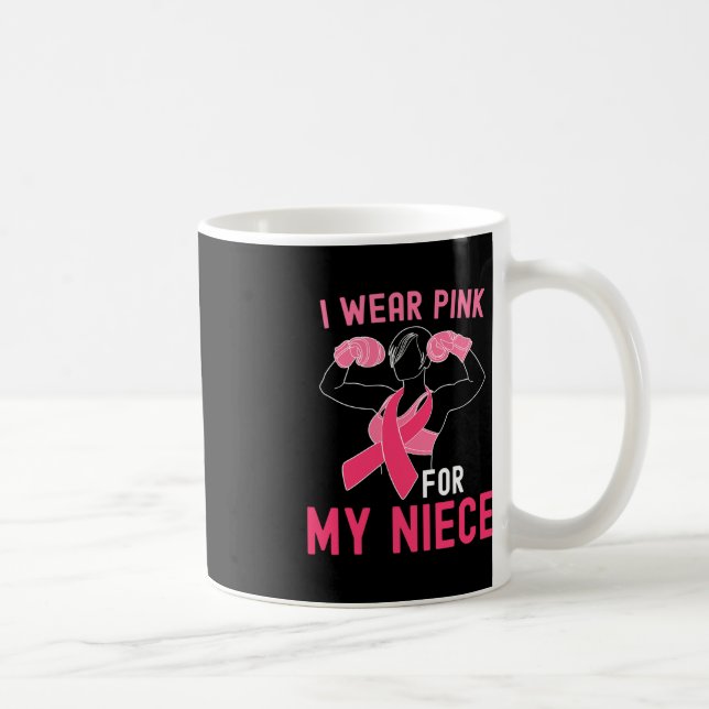 Taza De Café Uso Rosa Para Mi Niña - Apoyo El Cáncer De Mama W (Derecha)