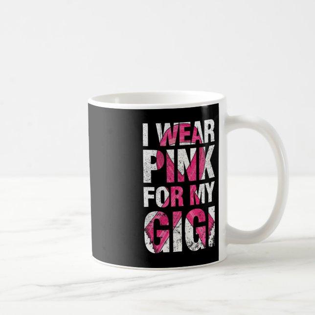 Taza De Café Uso Rosa Para Mi Rib De Sobreviviente De Cáncer De (Derecha)
