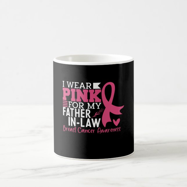 Taza De Café Uso Rosa Para Mi Suegro Con Cáncer De Mama (Centro)