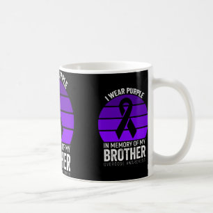 Taza De Café Uso Sobredosis Morada Conciencia Cinta Morada