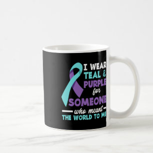 Taza De Café Uso Verde azulado Y Morado Para Alguien Que Me Enc