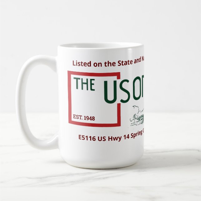 Taza De Café Usonian Inn Latte Mug (Izquierda)