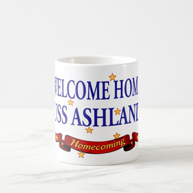 Taza De Café USS Ashland casero agradable (Centro)