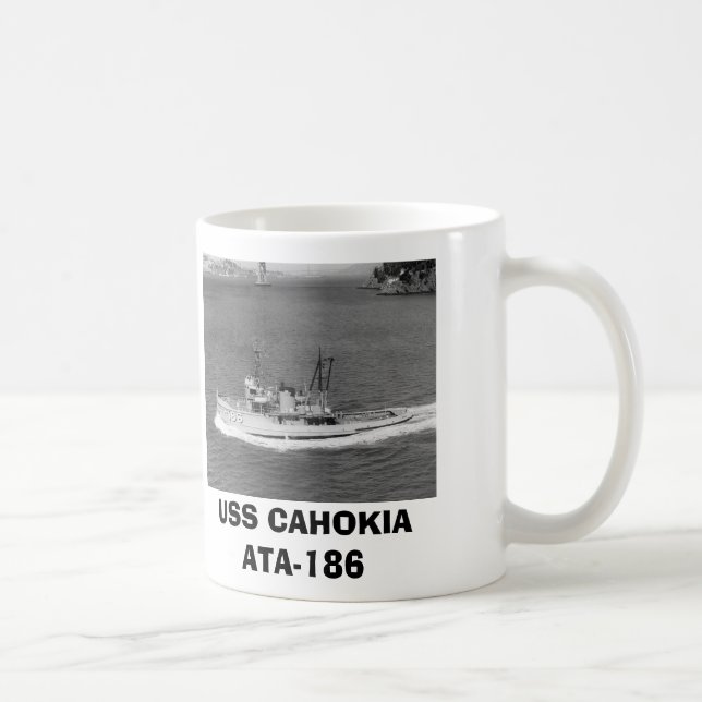 TAZA DE CAFÉ USS CAHOKIA ATA-186 (Derecha)