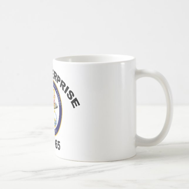Taza De Café USS Enterprise CVN-65 (Derecha)