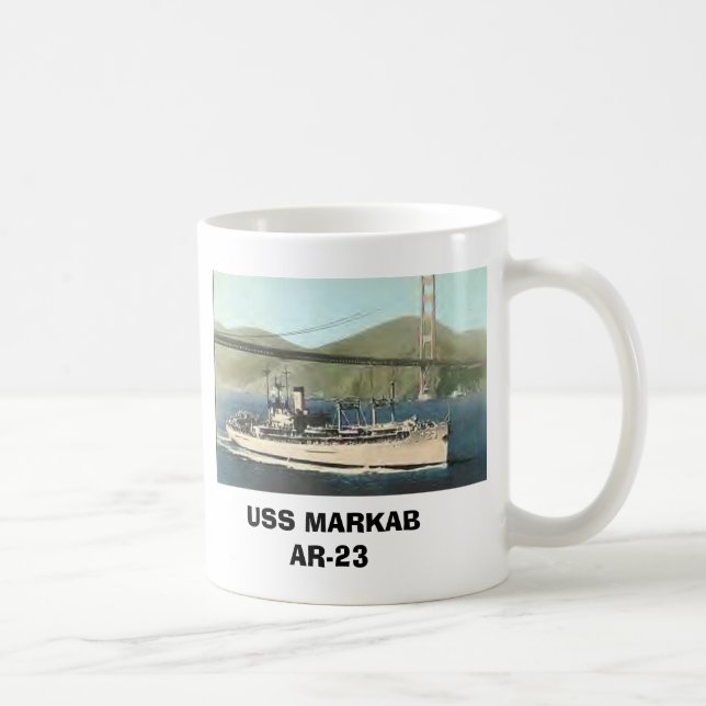 TAZA DE CAFÉ USS MARKAB AR-23 (Derecha)