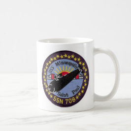 Taza De Café USS Minneapolis St Paul SSN 708 Mug