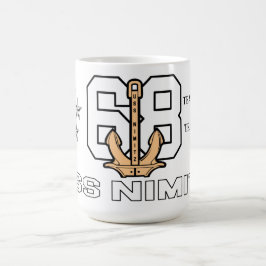 TAZA DE CAFÉ USS NIMITZ 68 ANCHOR MUG