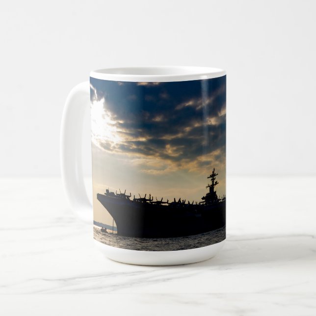 Taza De Café USS Theodore Roosevelt (Anverso izquierdo)