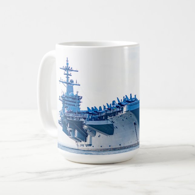 Taza De Café USS Theodore Roosevelt (Anverso izquierdo)