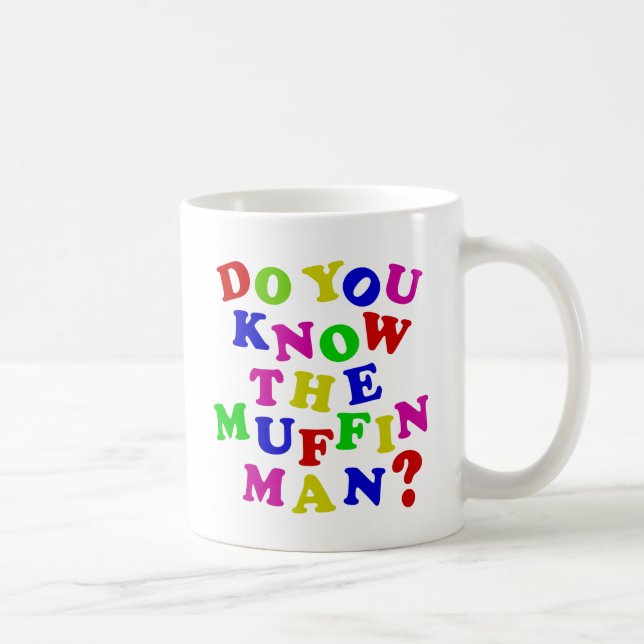Taza De Café ¿Usted conoce al hombre de mollete? (Derecha)