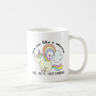 Taza De Café Usted es como un unicornio