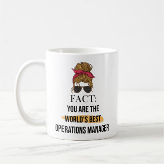 Taza De Café Usted es el mejor Gerente de Operaciones del mundo