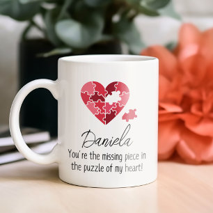 Taza De Café Usted es el nombre de pieza que falta Regalo Café