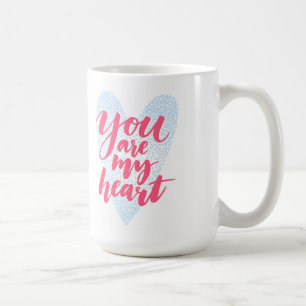 Taza De Café Usted es mi corazón