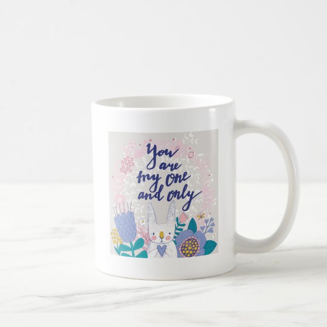 Taza De Café Usted es mi y solamente (Derecha)