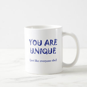 Taza De Café Usted es único