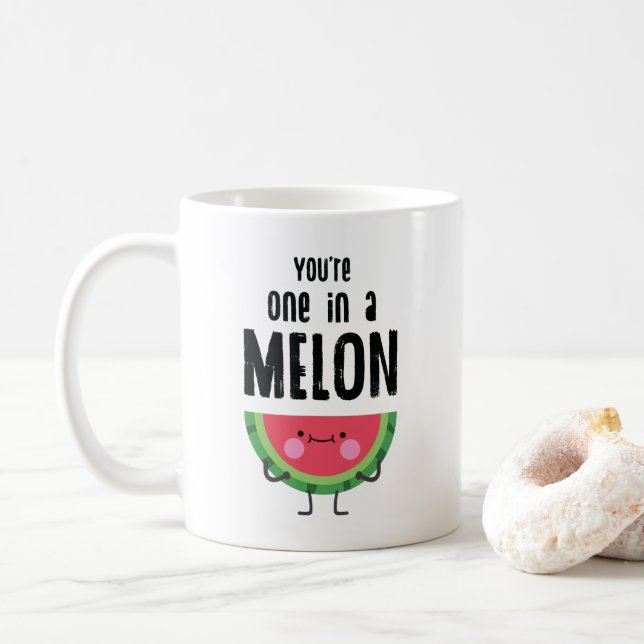 Taza De Café Usted es uno en un retruécano de la fruta de la (Con donut)