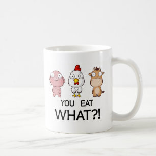 Taza De Café ¡Usted está comiendo lo que?! ¡- Usted come lo