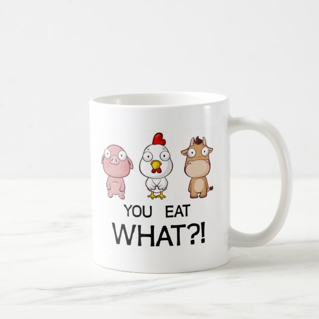 Taza De Café ¡Usted está comiendo lo que?! ¡- Usted come lo (Derecha)
