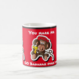 Taza De Café Usted hace que va tarjeta del día de San Valentín
