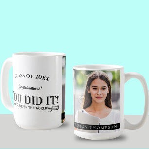 Taza De Café USTED HIZO TI Photo Class of 2025 Graduation