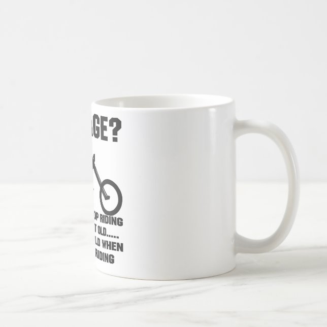 Taza De Café Usted no para el montar cuando usted consigue (Derecha)