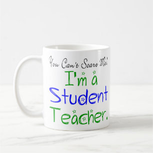Taza De Café Usted no puede asustarme que soy profesor