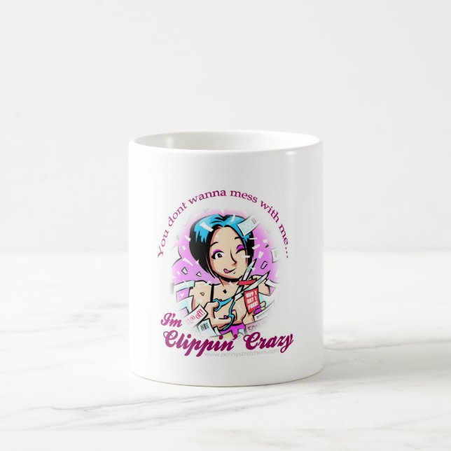 Taza De Café Usted no quiere ensuciar conmigo… que soy Clippin (Centro)