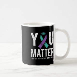 Taza De Café Usted Prevención del Suicidio Conciencia