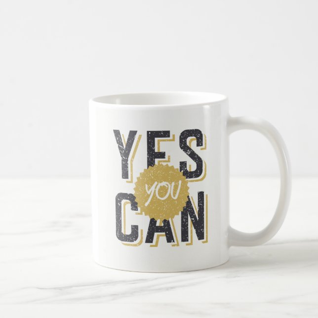 Taza De Café Usted puede sí 3 (Derecha)