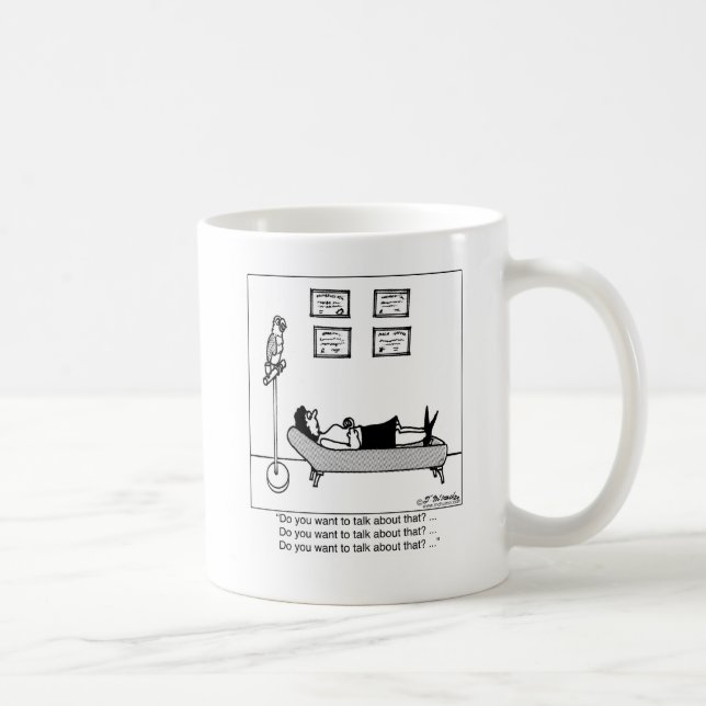 Taza De Café ¿Usted quiere hablar de eso? (Derecha)