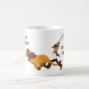 Taza De Café ¿"Usted sabe qué leones cacé? "