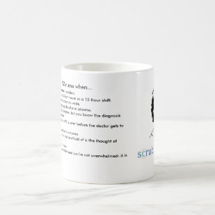 Taza De Café Usted sabe que usted es enfermera de ICU cuando…