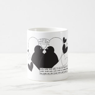 Taza De Café ¿Usted será mi pingüino? - Cambie el color