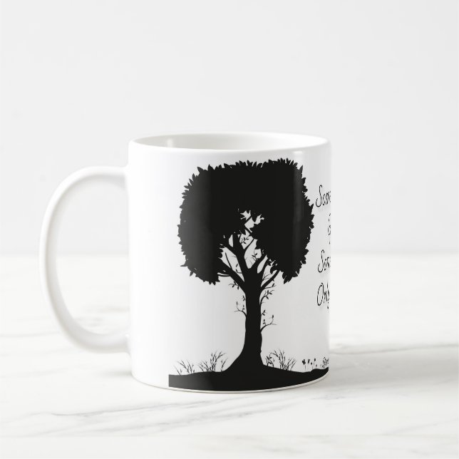 Taza De Café Usted tiene que dejar a veces algo ir… (Izquierda)