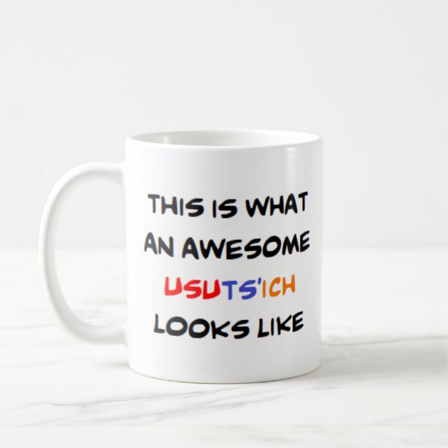 Taza De Café usutsich armenia del profesor, impresionante (Izquierda)