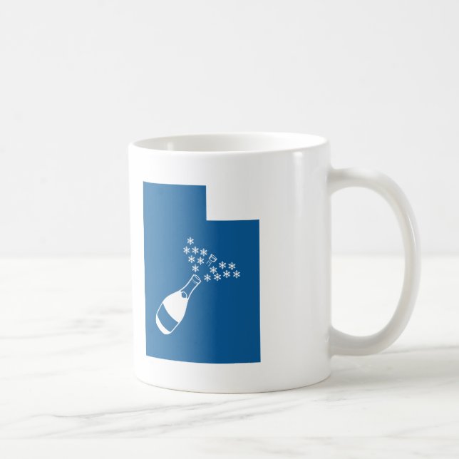 Taza De Café Utah Champagne Powder (Derecha)