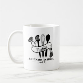 Taza De Café Utensilio de chef personalizado Escuela de Cocina 