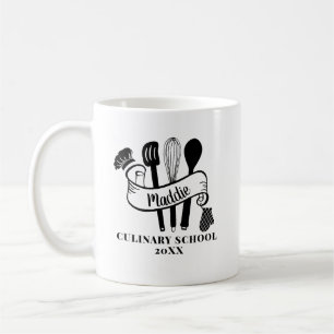 Taza De Café Utensilio de chef personalizado Escuela de Cocina