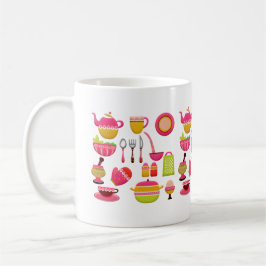 Taza De Café Utensilios de cocina para ollas y ollas rosas