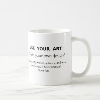 Taza De Café Utilice su arte crean sus propios diseños únicos