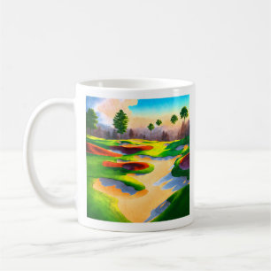 Taza De Café Utopía del campo de golf